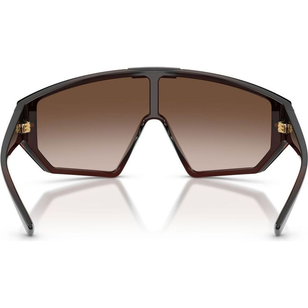 VE4461, Transparent Brown/Brown Gradient and Black Lenses