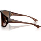 VE4461, Transparent Brown/Brown Gradient and Black Lenses