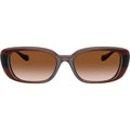 VE4504D, Transparent Brown/Brown Gradient Lenses