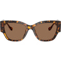 VE4509U, Yellow Havana/Dark Brown Lenses