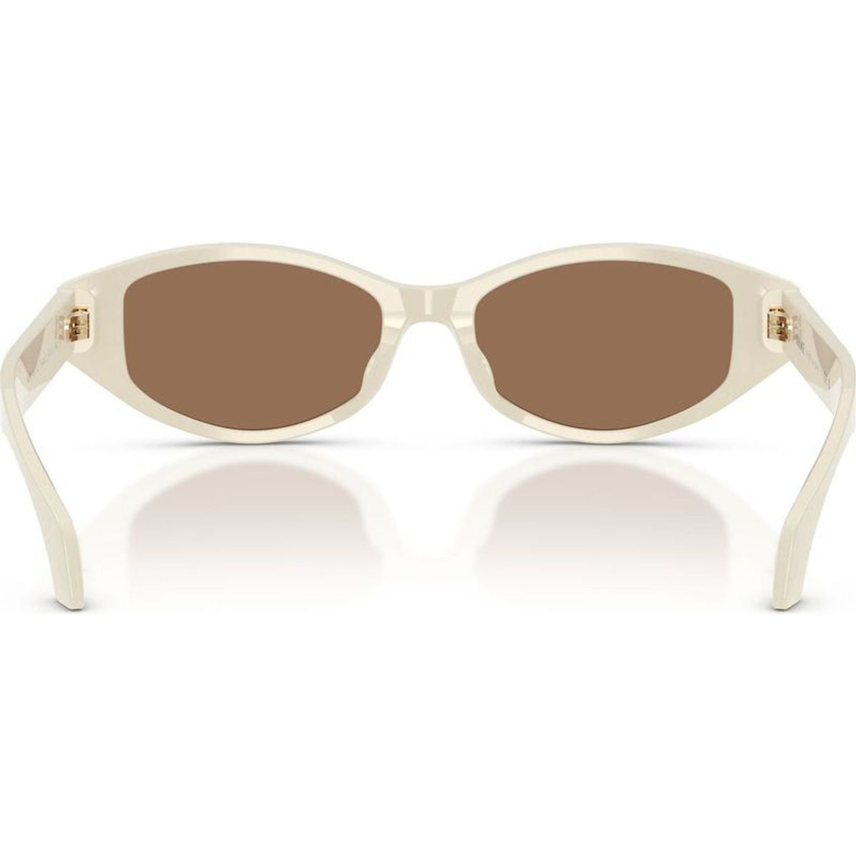 VE4512D, White Talc/Dark Brown Lenses
