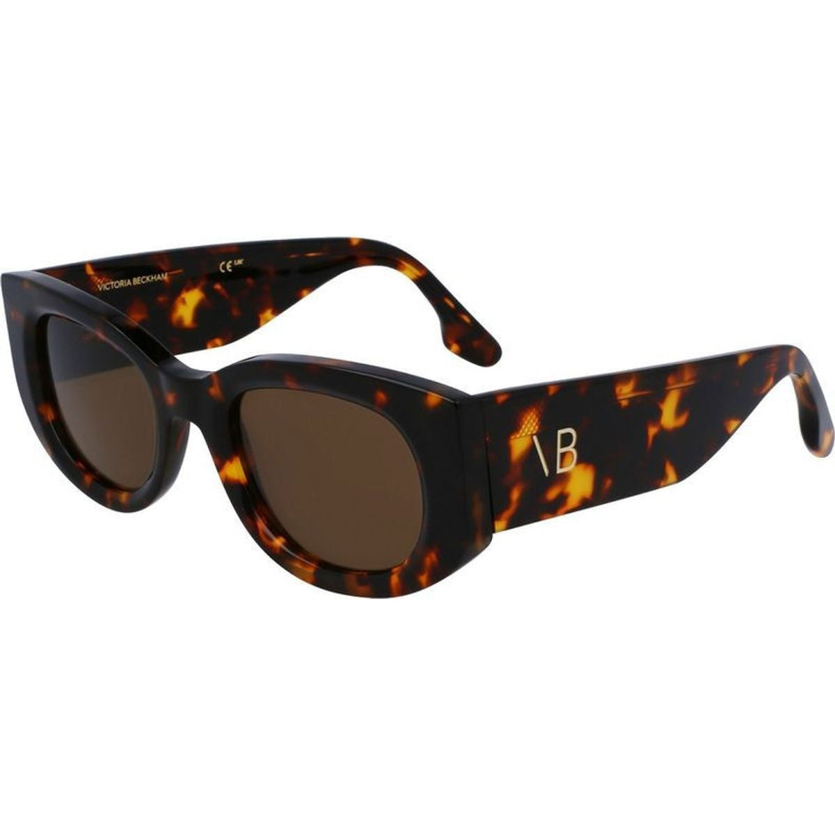VB654S, Dark Havana/Brown Lenses