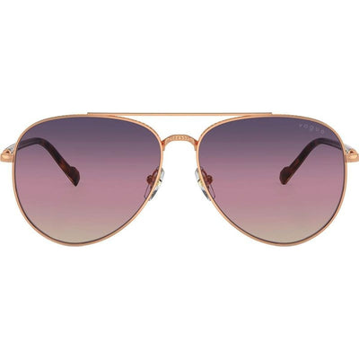 VO4290S, Rose Gold/Brown Violet Blue Trigradient Lenses