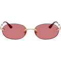 VO4342S, Pale Gold/Red Lenses