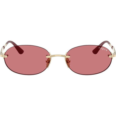 VO4342S, Pale Gold/Red Lenses