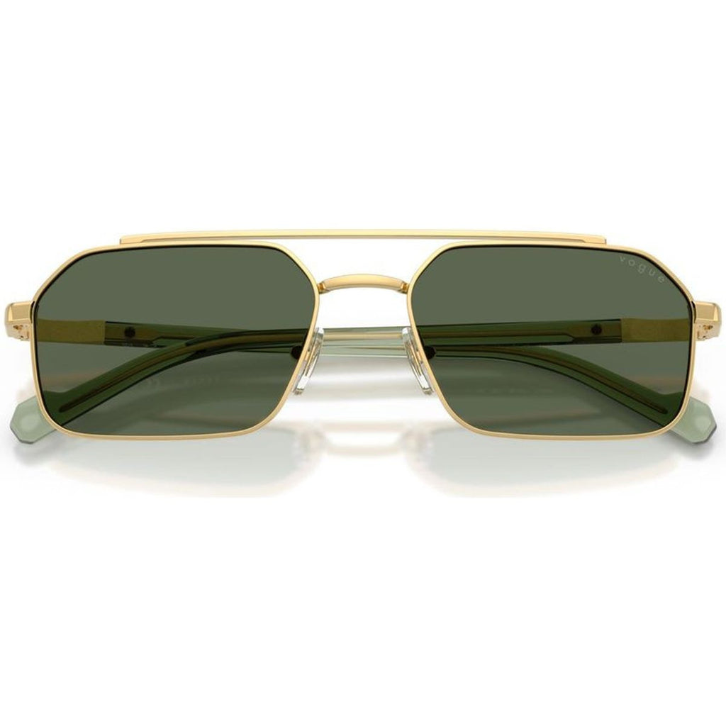 VO4356S, Gold/Dark Green Lenses