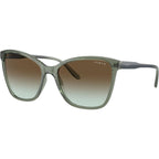 VO5520S, Transparent Mallard Green/Dark Brown Green Gradient Lenses