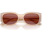 VO5641SU, Transparent Pearl Cream/Dark Violet Lenses