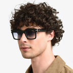 316/S, Striped Black/Dark Blue Gradient Lenses