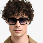 316/S, Striped Black/Dark Blue Gradient Lenses