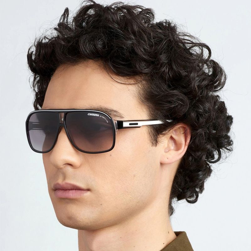 Grand Prix 2, Black and White/Dark Grey Gradient Lenses