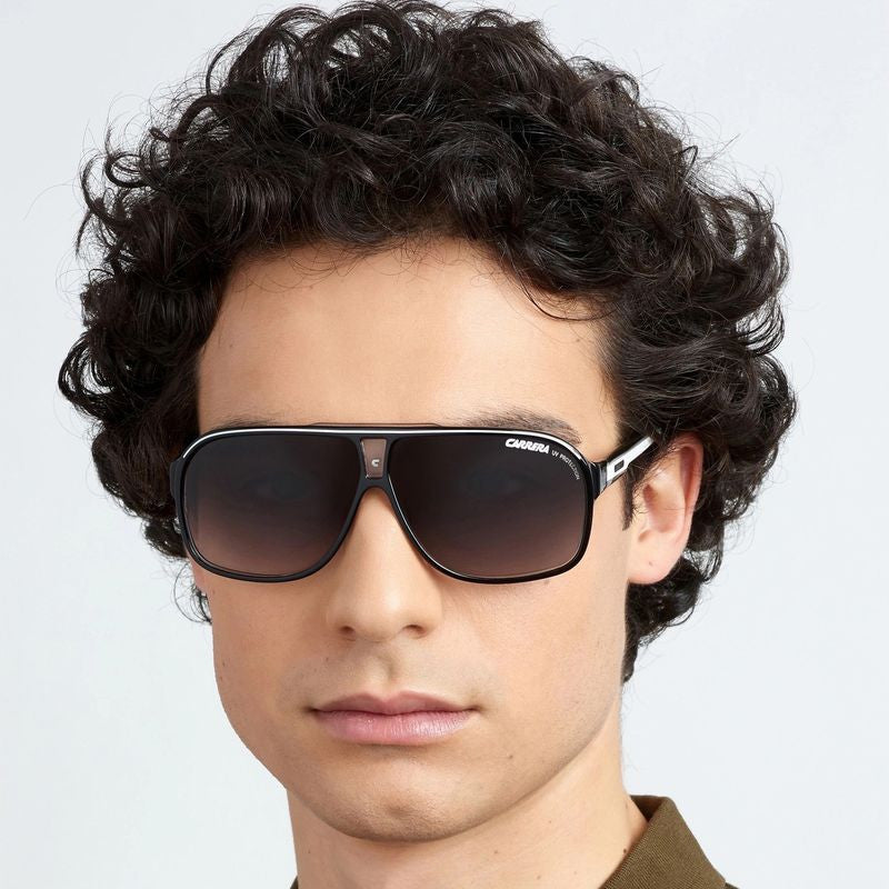 Grand Prix 2, Black and White/Dark Grey Gradient Lenses