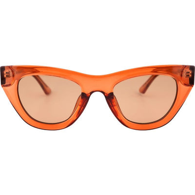 Kinni, Transparent Salmon/Brown Lenses