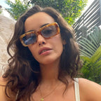 Elle, Tiger Tort/Sky Blue Tint Lenses