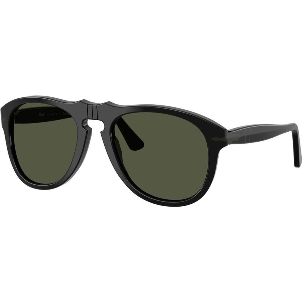 PO0649NE, Black/Green Glass Lenses 54 Eye Size